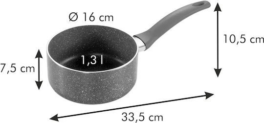 Tescoma Manico Rosso Milchtopf aus Aluminium 1,3l / 16cm