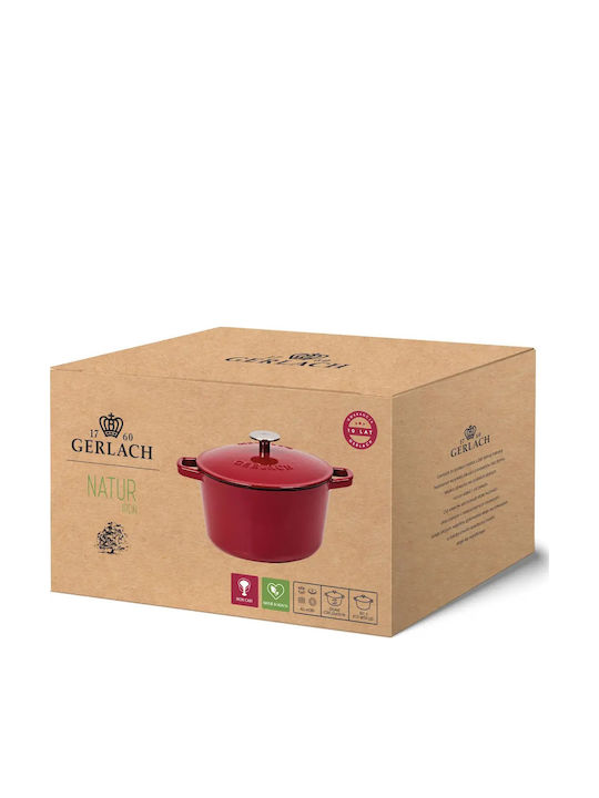 Gerlach Tieftopf aus Gusseisen 3l /
