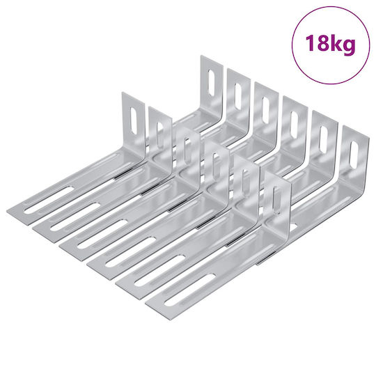 Arm Folding Monochrome 1268 Pieces Silver Iron 864552 Silver