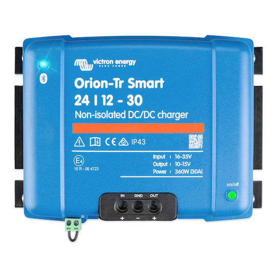 Victron Energy Orion-Tr Smart 24/12-30 Non Isolated Voltage Converter DC/DC 24V to 12V