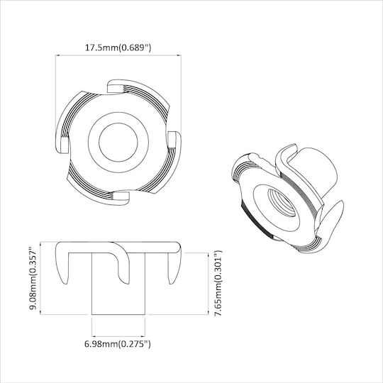 vidaXL Παξιμάδι 7200τμχ