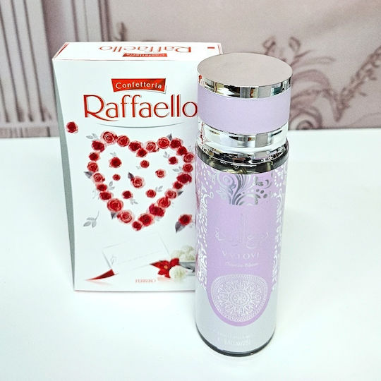 Premium Gift Set Lilac Soap Roses V.v Love Fragrance Raffaello