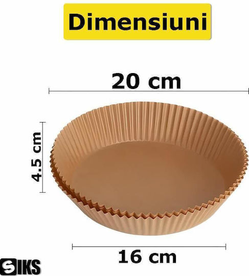 Hârtie De Copt Antiaderentă Pentru Air Fryer 16x100cm 1000 Bucăți