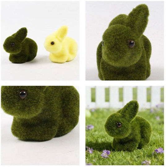 Easter Decoration Felt Bunny 11 cm 2 Colors 1 Piece
