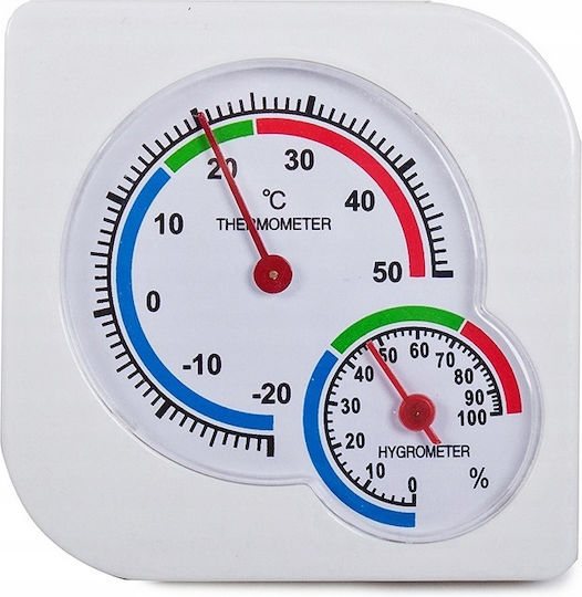 Verk Group Analoges Innenraumthermometer & Hygrometer für Verwendung in Innen- und Außenbereichen