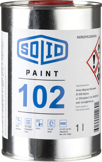 Solidpaint 102 Rustproof Paint Anti-corrosion Metal Iron 1 L Ral 9005