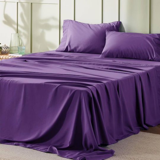 Kotonia Home Cearceaf De Pat Dublu Cu Hugger Din Cauciuc 150x240cm 1