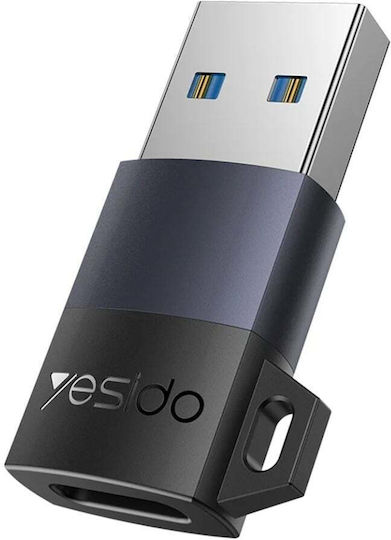 Adaptor Otg Usb 3.0 La Type-C 480mbps 18w Aliaj De Aluminiu Yesido Gri