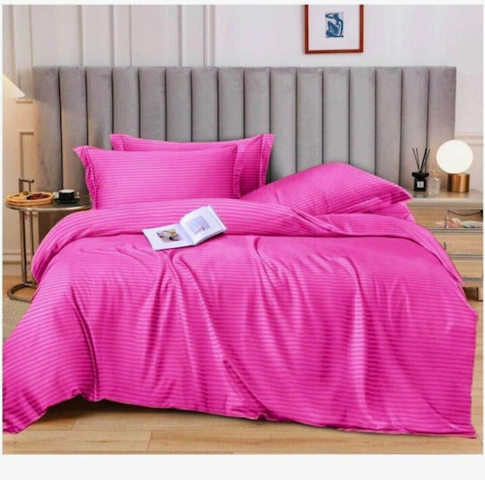 Kotonia Home Set Kissenbezüge mit Umschlagumschlag Magenta 50x70cm
