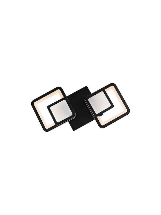 Alista Home Plafonieră de Tavan Neagră cu LED Integrat și Telecomandă