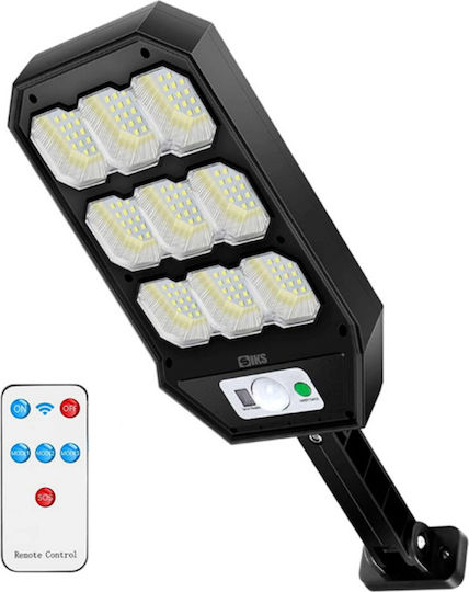 Lampă Solară de Perete Alb Natural cu Senzor de Mișcare și Telecomandă IP65 24x13.5x3.5cm