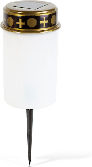 Alista Home Lampă Solară Torță Alb Cald cu Senzor de Mișcare și Fotocelul IP44 3x3cm