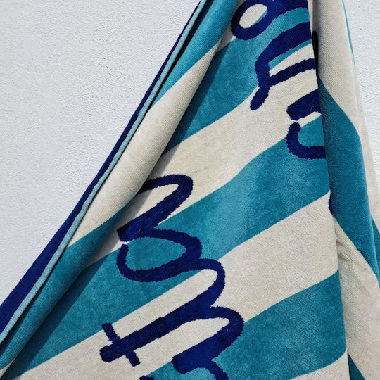 Noidinotte Cotton Blue Beach Towel 180x90cm