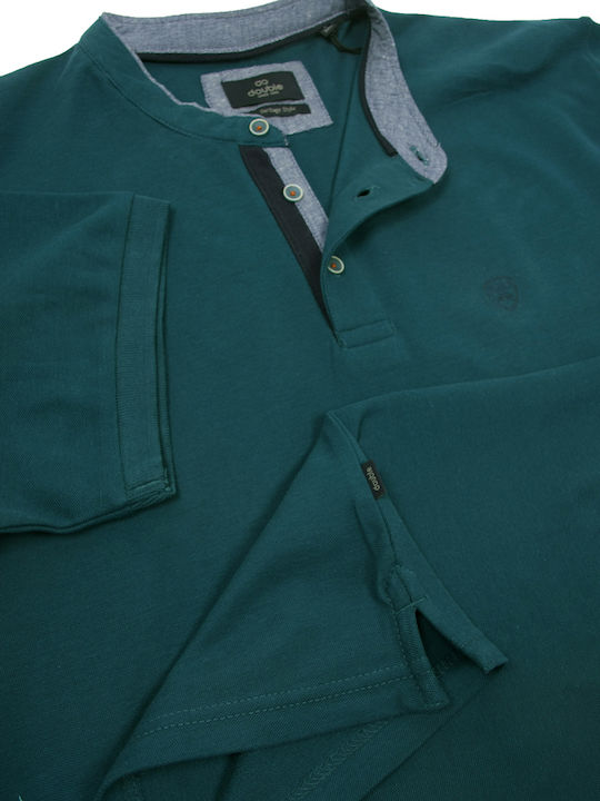 Short Sleeve Green Blouse