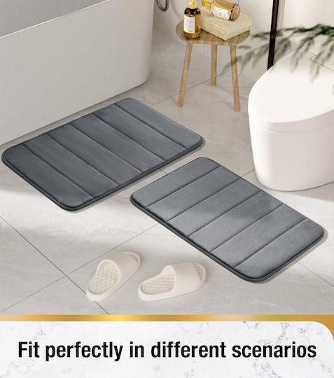 Alista Home Covoraș Antiderapant De Baie AT1CT-IM1P-RS1S-DT25025/001 Gri 50x80 cm