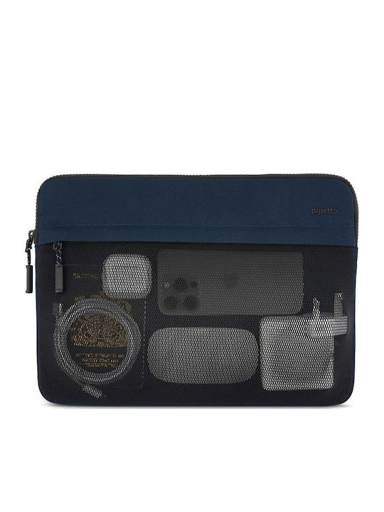 Pipetto Expand Sleeve Dunkelblaue Macbook Pro 14/air 13.6