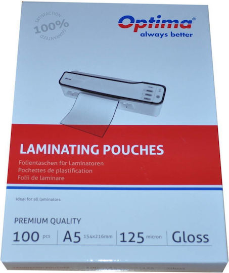 Optima Optima Laminierfolien A5 125 Mikron 75005125