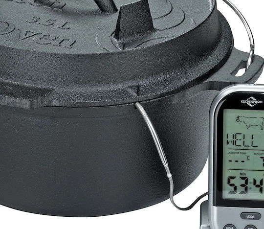 Kuchenprofi Dutch Oven 3.5 L Gusseisen Topf Deckel Zubehör