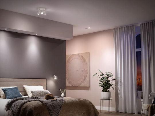 Philips Becuri Inteligente Philips Hue LED 4.2W pentru Soclu GU10 2 Bucăți