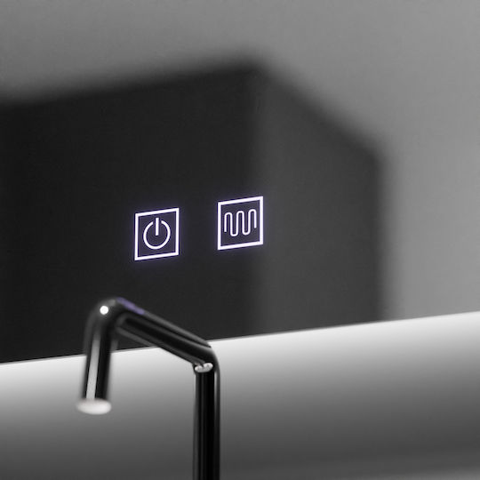 Alista Home Огледало За Баня LED Touch 60x54cm Прозрачно