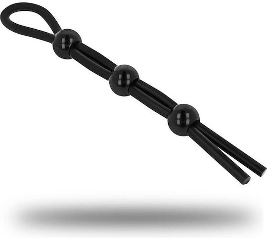 Black Adjustable Penis Ring Black L