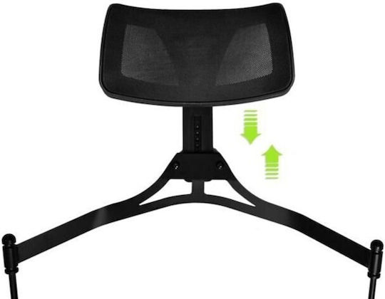 Zola Scaun Pliabil Pentru Machiaj Cu Suport Pentru Cap Și Picioare Capacitate De 140 Kg Cadru Din Aluminiu Material Oxford 600d 54 X 57 X 148-154 Cm Negru