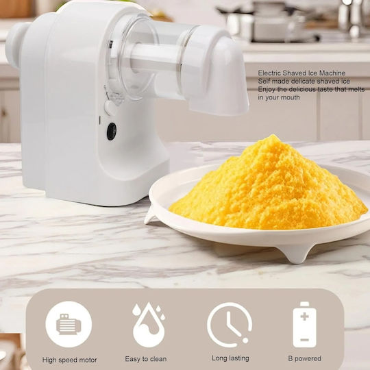 Zdrobitor De Gheață Electric 20w Lamă Detasabilă Din Oțel Inoxidabil Încărcare Usb 130x115x180mm