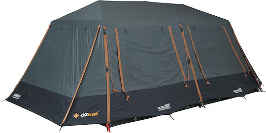 OZtrail Fast Frame Headland 10P Summer Camping Tent Green for 10 People 430x305x200cm