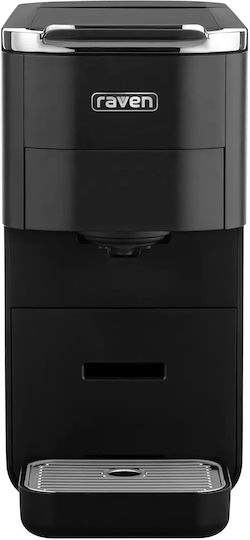 Raven Coffee Machine Eek001c Black 3 Coffee Adapters