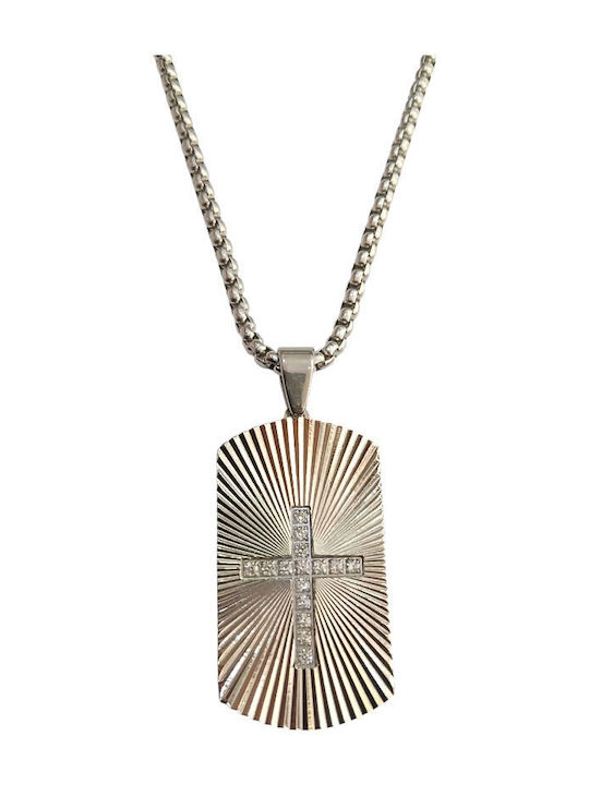 Kalliopi Silver Κολιέ από Ατσάλι Kalliopi Silver Κολιέ από Ατσάλι