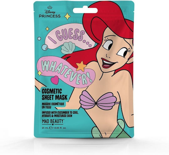 Mad Beauty Disney Princess Face Mask Ariel Sheet Mask 25ml