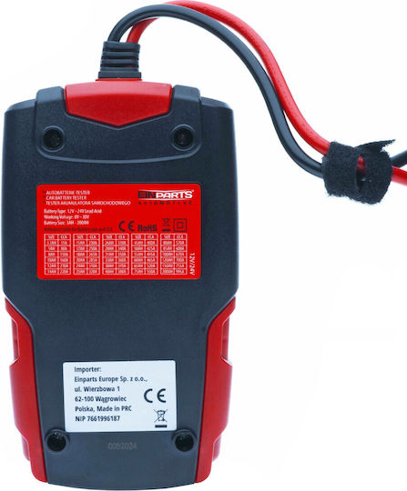 Einparts 12/24v Lcd Тестер За Батерии Съпротивление Стартов Ток