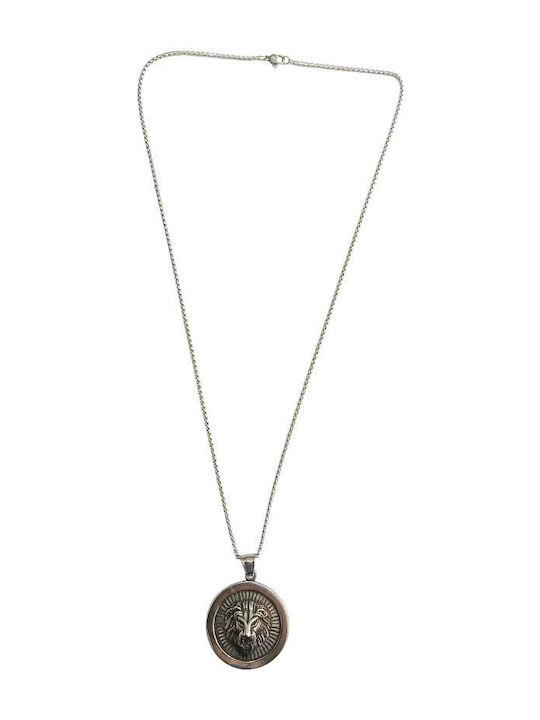 Kalliopi Silver Necklace Made of Steel