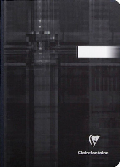 Clairefontaine Notebook A5 96 Sheets Ruled with Pen Case Black BLACK