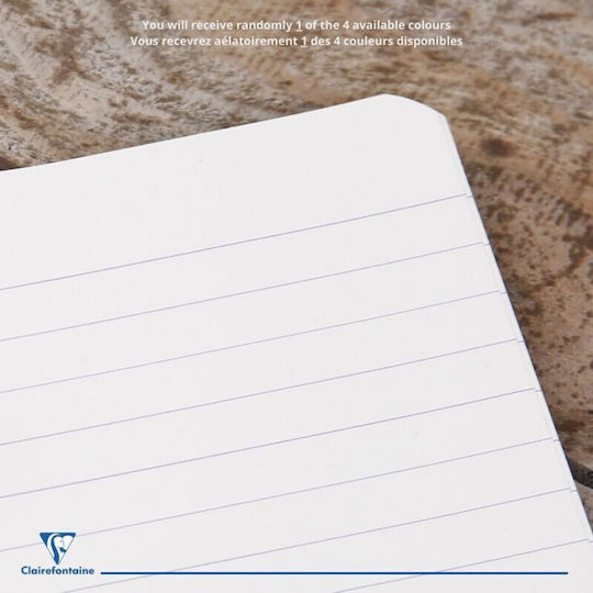 Clairefontaine Σημειωματάριο Σπιράλ A5 60 Φύλλων με Λευκές Σελίδες με Στυλοθήκη Κίτρινο