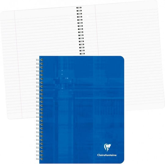 Clairefontaine Σημειωματάριο Σπιράλ A5 60 Φύλλων με Λευκές Σελίδες με Στυλοθήκη Κίτρινο
