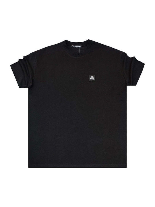 Short Sleeve Black Blouse
