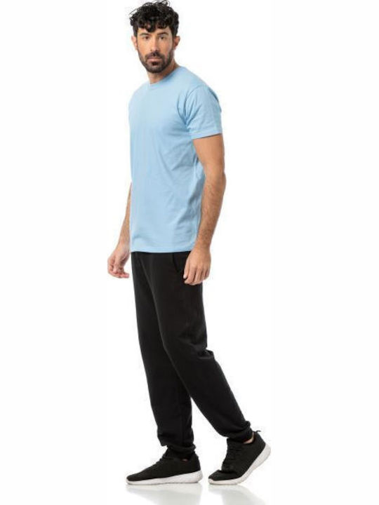 Herrenblusen Hellblau B002-8