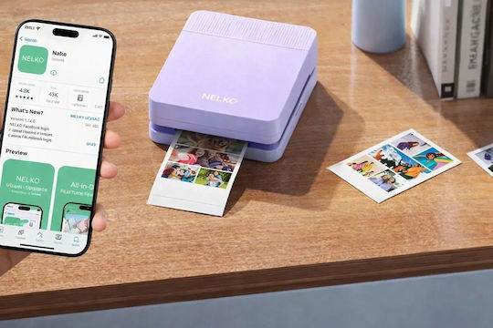 Nelko Εκτυπωτής Ετικετών Inkjet USB, Bluetooth