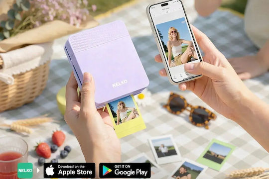 Nelko Εκτυπωτής Ετικετών Inkjet USB, Bluetooth