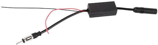 Amplificator Semnal Radio Fm Am Zola Universal 12v Cablu 15 Cm 21 X 45 X 37 Mm Negru