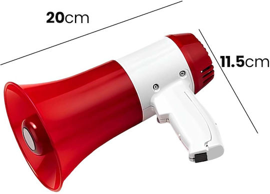 Avizar Bluetooth Usb 35W Megafone Aufnahme Wiedergabefunktion Rouge Blanc