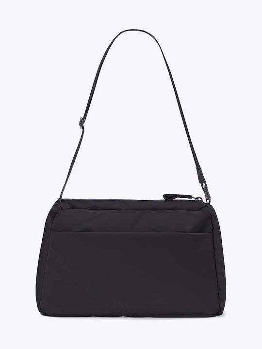 Fabric Women's Shoulder Bag Black