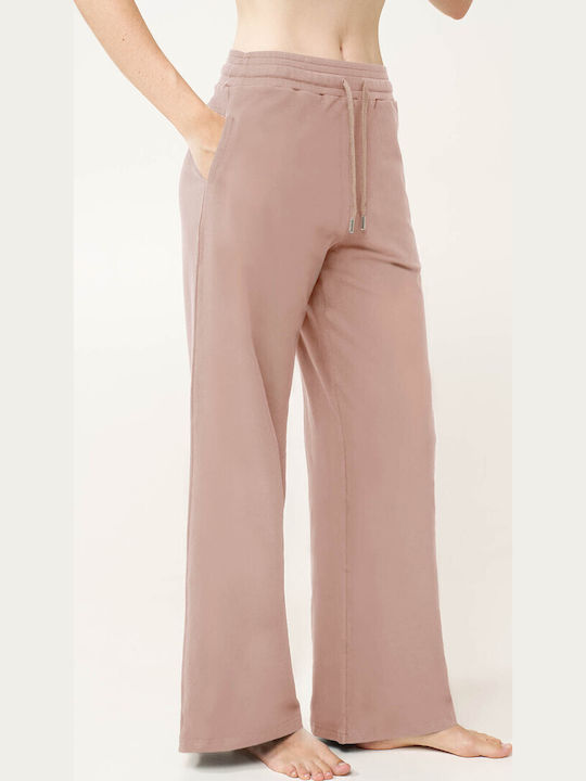 Vamp Winter Baumwoll Damen Schlafanzug Hosen Schwarz