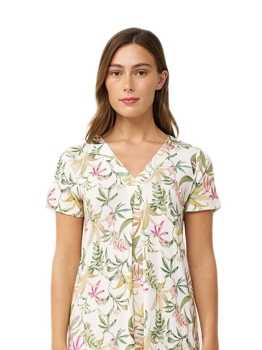 Vamp Summer Women's Nightgown Green Loden