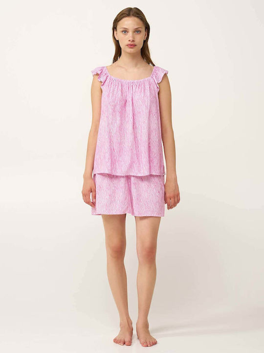 Vamp Καλοκαιρινό Babydoll Pink Flirt Vamp Καλοκαιρινό Babydoll Pink Flirt