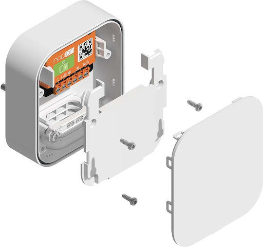 Nodon Ipx4 Waterproof Surface Mount Box Compatible Nodon Modules White