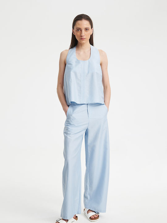 Eleh Blouse Light Blue