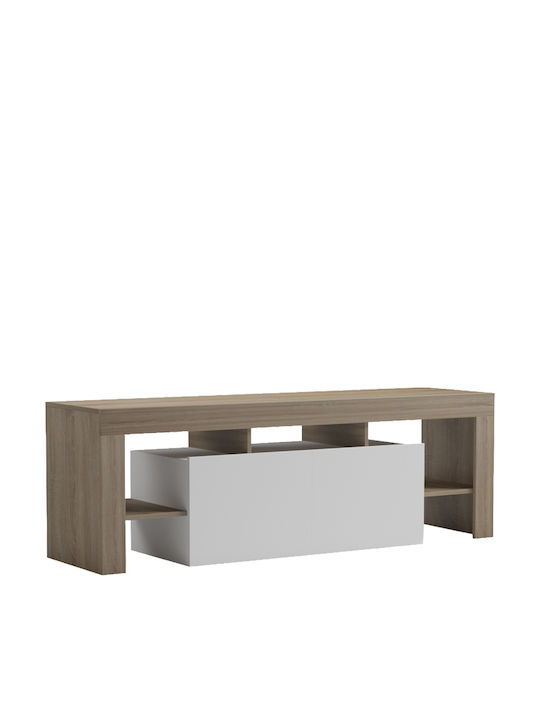 TV Stand Liner White L150xW40xH50cm