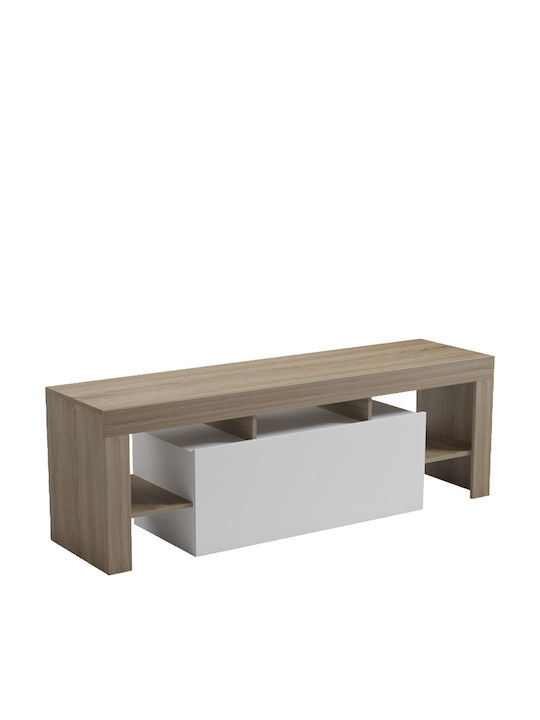 TV Stand Liner White L150xW40xH50cm